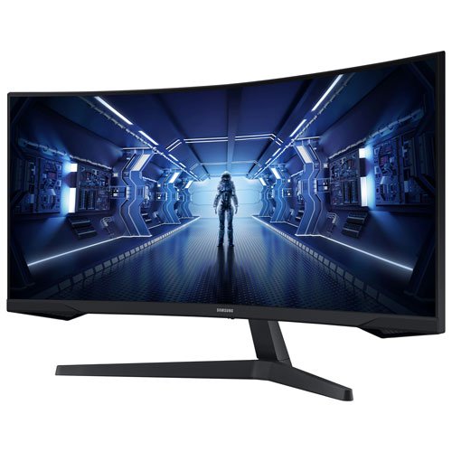 Samsung Odyssey G5 34" WQHD 165Hz 1ms GTG Curved VA LED FreeSync Gaming Monitor (LC34G55TWWNXZA) - Black - Image 2