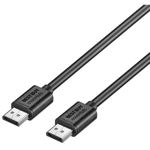 Best Buy Essentials 1.8m (6 ft.) DisplayPort Cable (BE-PCDPDP6-C) - Image 2