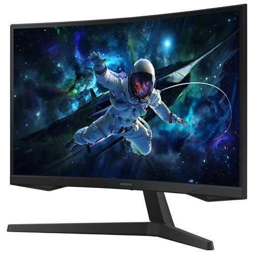 Samsung Odyssey G5 32" QHD 165Hz 1ms GTG Curved VA LED FreeSync Gaming Monitor (LS32CG550ENXZA) – Black - Image 2