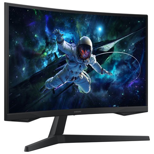 Samsung Odyssey G5 32" QHD 165Hz 1ms GTG Curved VA LED FreeSync Gaming Monitor (LS32CG550ENXZA) – Black - Image 3