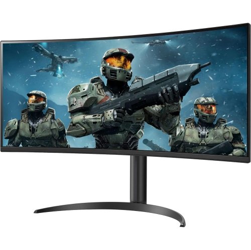 Open Box - LG 34WP60C-B 34" 21:9 Curved UltraWide QHD (3440 x 1440) HDR 10 160Hz 1ms Gaming Monitor with Tilt Adjustable Stand, AMD FreeSync Premium - Image 3