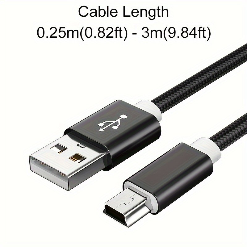 Mini USB Cable Mini USB to USB Fast Data Charger Cable